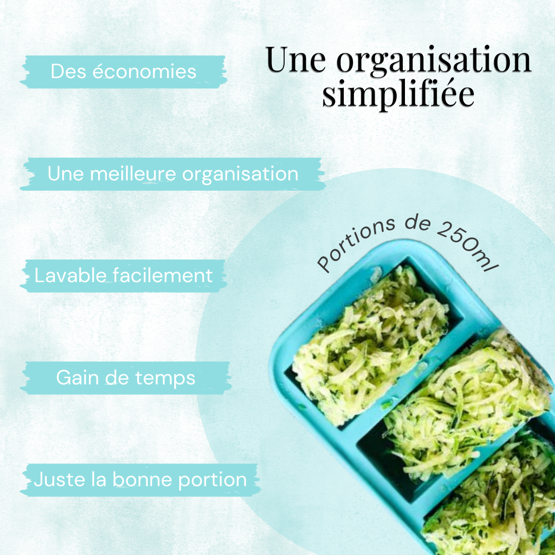 Solution Meal Prep – Plateaux Portions faciles à congeler